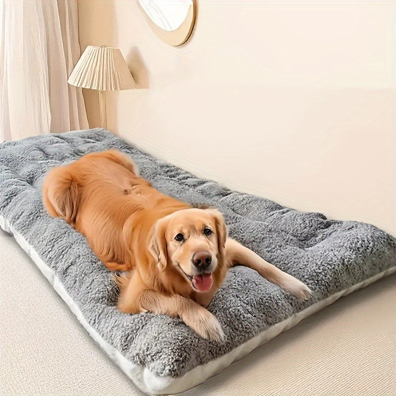 Extra-Large Plush Dog Sofa Bed with Non-Slip Base
